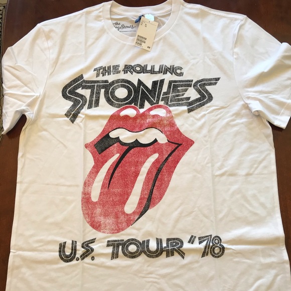Two-Sided Rolling Stones US Tour ‘78 Licensed NWT - Picture 9 of 10